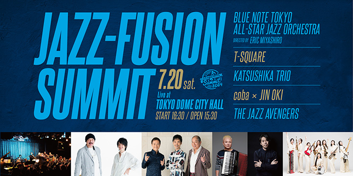 JAZZ-FUSION SUMMIT 2024 Banner